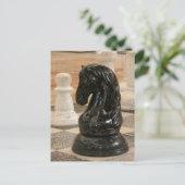 Schachspiel Postkarte (Stehend Vorderseite)