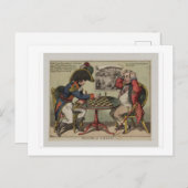 Schachspiel Postkarte (Vorne/Hinten)