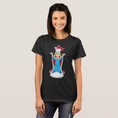 Schachspiel Queen Schach Board T-Shirt (Vorne ganz)