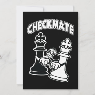 Schachspiel Schach Schachspiel Kunst Schwarz-Weiß Einladung