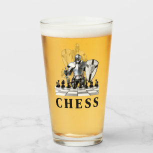 Schachspiel, Strategisch, Vordenken, Kasse Glas