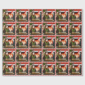 Schachspiel Weihnachtsgeschenk Geschenkpapier (Flach)