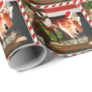 Schachspiel Weihnachtsgeschenk Geschenkpapier
