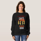 Schachspielen seit 2016 sweatshirt (Vorne ganz)
