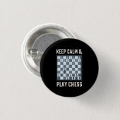 Schachspieler Button (Vorne & Hinten)