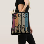 Schachspieler Checkmate Vintage Schachpartien Tasche (Von Nahem)