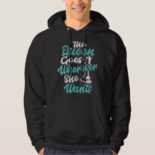 Schachspieler Die Königin geht, wohin sie Will Hoodie
