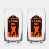 Schachspieler Dosenglas (Rückseite)