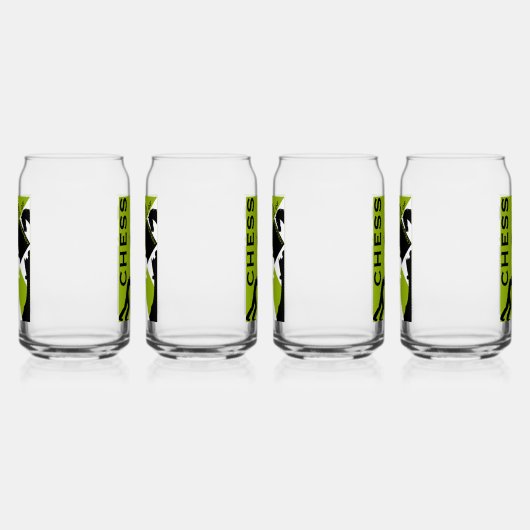 Schachspieler Dosenglas (Rechts)