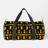 Schachspieler Duffle Bag (Rückseite)