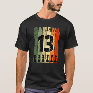 Schachspieler Geburtstag 13 Jahre alt Spielnummer T-Shirt