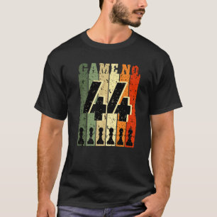 Schachspieler Geburtstag 44 Jahre alt Spielnummer T-Shirt