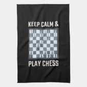 Schachspieler Geschirrtuch (Vertikal)