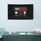 Schachspieler | Heute Zeitplan Kaffee Schach Banner (Messeveranstaltung)