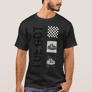 Schachspieler Ich habe großartige Züge Brettspiel  T-Shirt