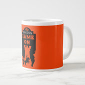 Schachspieler Jumbo-Tasse (Vorderseite Rechts)