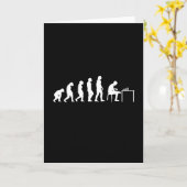 Schachspieler Karte (Gelbe Blume)