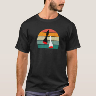 Schachspieler König Dame Bauer Turm Läufer Springe T-Shirt