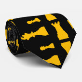 Schachspieler Krawatte (Gerollt)