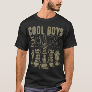 Schachspieler Männer Jungs Gift Checkmate Cool Boy T-Shirt