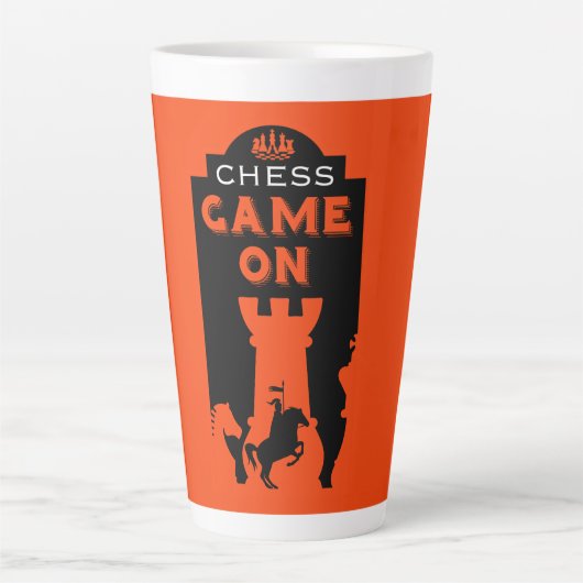 Schachspieler Milchtasse (Vorderseite)