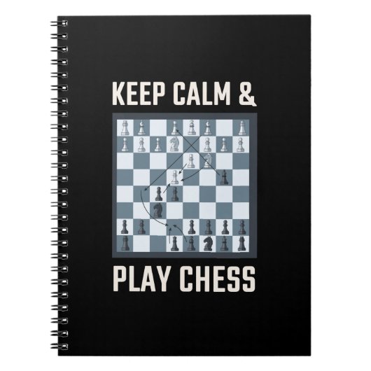 Schachspieler Notizblock (Vorderseite)