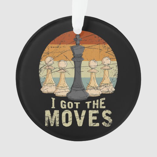 Schachspieler Ornament (Vorderseite)