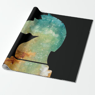 Schachspieler-Pferd-Springer-Schachliebhaber-Gesch Geschenkpapier