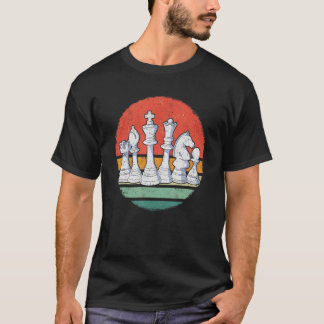 Schachspieler Retro-Sunset T-Shirt