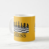 Schachspieler, Schachspiel Lover Kaffeetasse (Vorderseite Links)