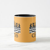 Schachspieler, Schachspiel Lover Tasse (Zentrum)