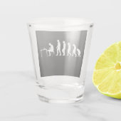 Schachspieler Schnapsglas (Rückseite)