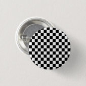 Schachspieler schwarz-weiß button (Vorne & Hinten)