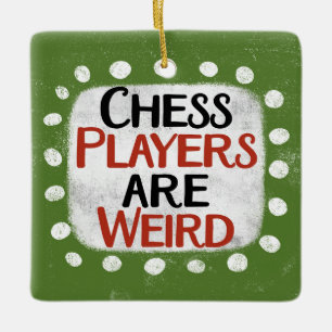 Schachspieler sind ein seltsames Ornament