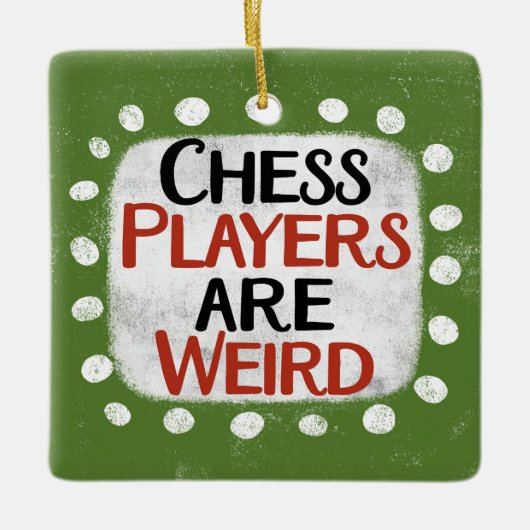 Schachspieler sind ein seltsames Ornament (Vorderseite)