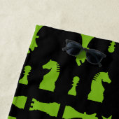 Schachspieler Strandtuch (Beispiel)