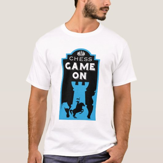 Schachspieler T-Shirt (Vorderseite)