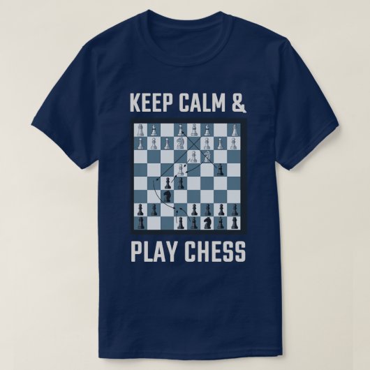 Schachspieler T-Shirt (Design vorne)