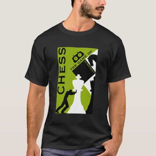 Schachspieler T-Shirt (Vorderseite)