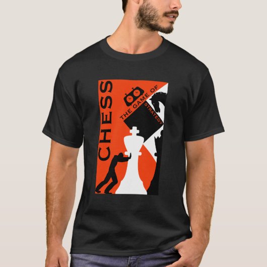 Schachspieler T-Shirt (Vorderseite)