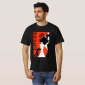 Schachspieler T-Shirt (Vorne ganz)
