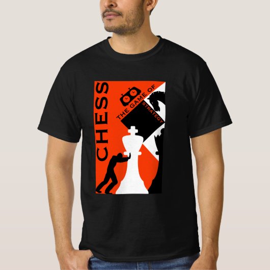 Schachspieler T-Shirt (Vorderseite)