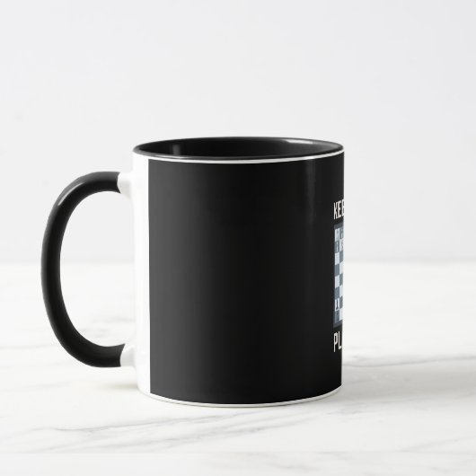 Schachspieler Tasse (Links)