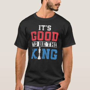 Schachspieler Vintag King Es ist gut, der Schachsp T-Shirt