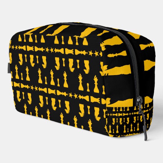 Schachspieler Waschbeutel (Rechte Ecke)