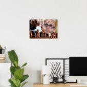 Schachspieler - Werteplakatpapier (Matte) Poster (Heimbüro)