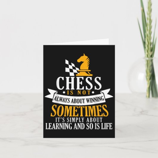 Schachspieler Zitat Beruflich oder Hobby Schach Cl Karte (Vorderseite)