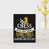 Schachspieler Zitat Beruflich oder Hobby Schach Cl Karte (Gelbe Blume)