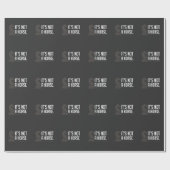 Schachspieler Zitat Ritterstück kein Pferd Geschenkpapier (Flach)