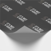 Schachspieler Zitat Ritterstück kein Pferd Geschenkpapier (Ecke)